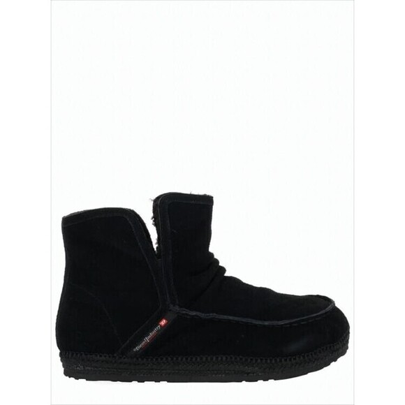 Diesel Soft Suede-Like Black Boots With Moccasin Stitching - NWT